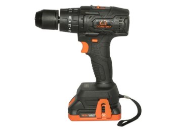 Taladro Atornillador Inalámbrico Lusqtoff, TIL80-9BK Profesional