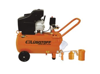 Compresor de Aire 2.5HP 50 Litros Lusqtoff, LC-2550BK 
