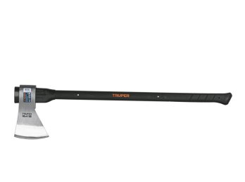Hacha media labor de 2 kg mango fibra de vidrio largo 91 cm Truper, 14974
