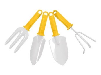 Juego de 4 herramientas para jardinería Truper, 21708