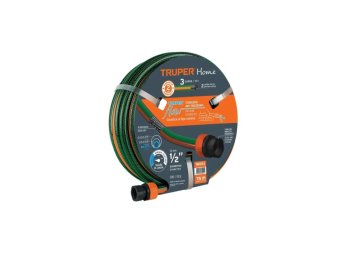 Manguera 1/2 reforzada 3 capas - largo 20 mts Truper, 16052