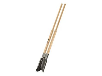 Pala vizcachera doble mango madera apertura 14 cm largo 1,22 mt Truper,  11973