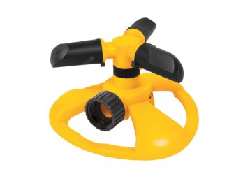 Regadera giratoria plástica con 3 brazos - alcance 7 mts Truper, 20069