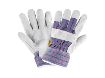 Guantes de carnaza y lona para materiales abrasivos Truper 29976