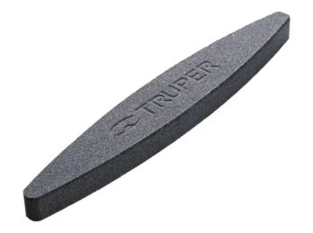 Piedra para afilar y biselar espesor 16 mm, largo 23 cm gr 120 Truper11669