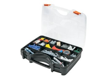 Maletín plástico organizador con 17 compartimientos, 43 x 9 x 33 cm Truper 19939