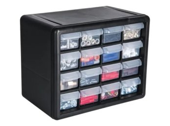 Organizador con 16 gavetas (27 x 22 x 26 cm) Truper 11851