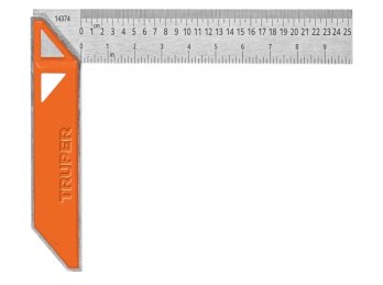 Escuadra mango aluminio 250 mm Truper, 14374