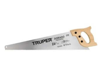 Serrucho carpintero largo hoja 55 cm (22´´) serie dorado, código 18169