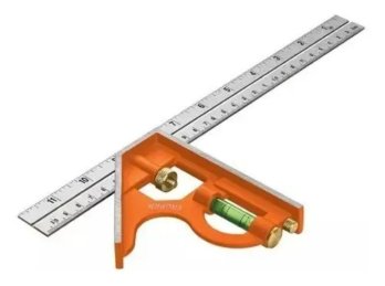 Escuadra combinada con punzon largo 30 cm Truper, 14380