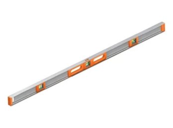 Nivel de aluminio profesional 120 cm 3 gotas Truper, 17040