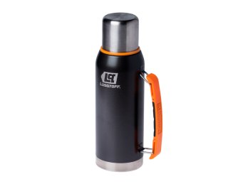 Termo Negro 1 Litro con Manija y Pico Cebador Lusqtoff, TL1-9N 