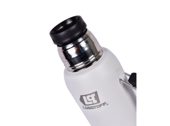 Termo 1 Litro Blanco con Manija y Pico Cebador Lusqtoff, TL1-9B 