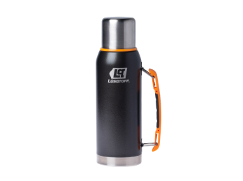 Termo Negro 1 Litro con Manija y Pico Cebador Lusqtoff, TL1-9N 