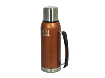 Termo Inoxidable Naranja 1 Litro Lusqtoff, TL1-9NJ 